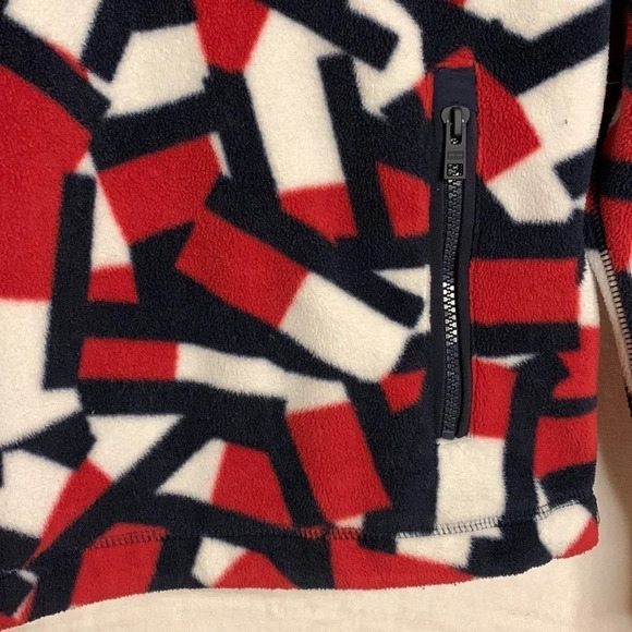 Tommy Hilfiger Tommy Jeans Sport Tech Denim Men's Cozy Rare 1/4 zip Fleece - Picture 4 of 15